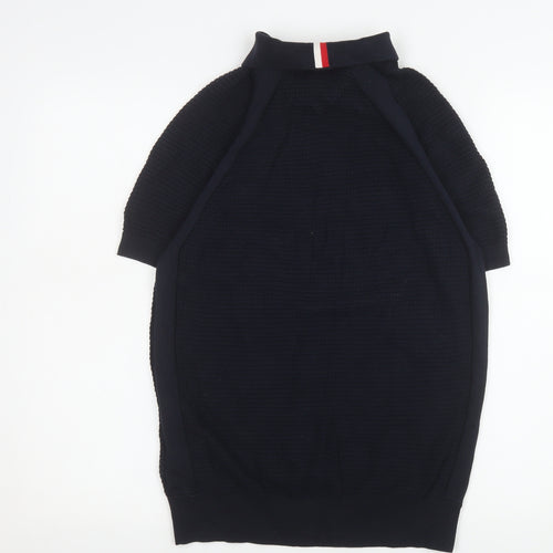 Tommy Hilfiger Men's Black Cotton Short Sleeve Polo Shirt Size S