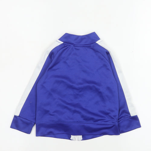 Reebok Boys Blue Track Jacket 2 Years Full Zip Lightweight Sports