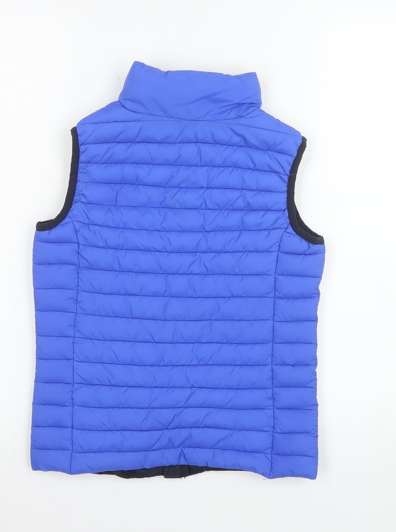 Joules Boys Blue Padded Bodywarmer Gilet 7-8 Years Zip Up Outdoor Waistcoat