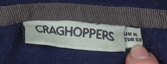 Craghoppers Mens Blue Half Zip Fleece Sweatshirt UK M Outdoor Pullover