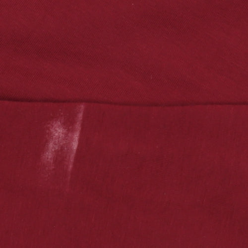 MP Men's Red Slim Fit Crew Neck Short Sleeve Cotton T-Shirt Size S