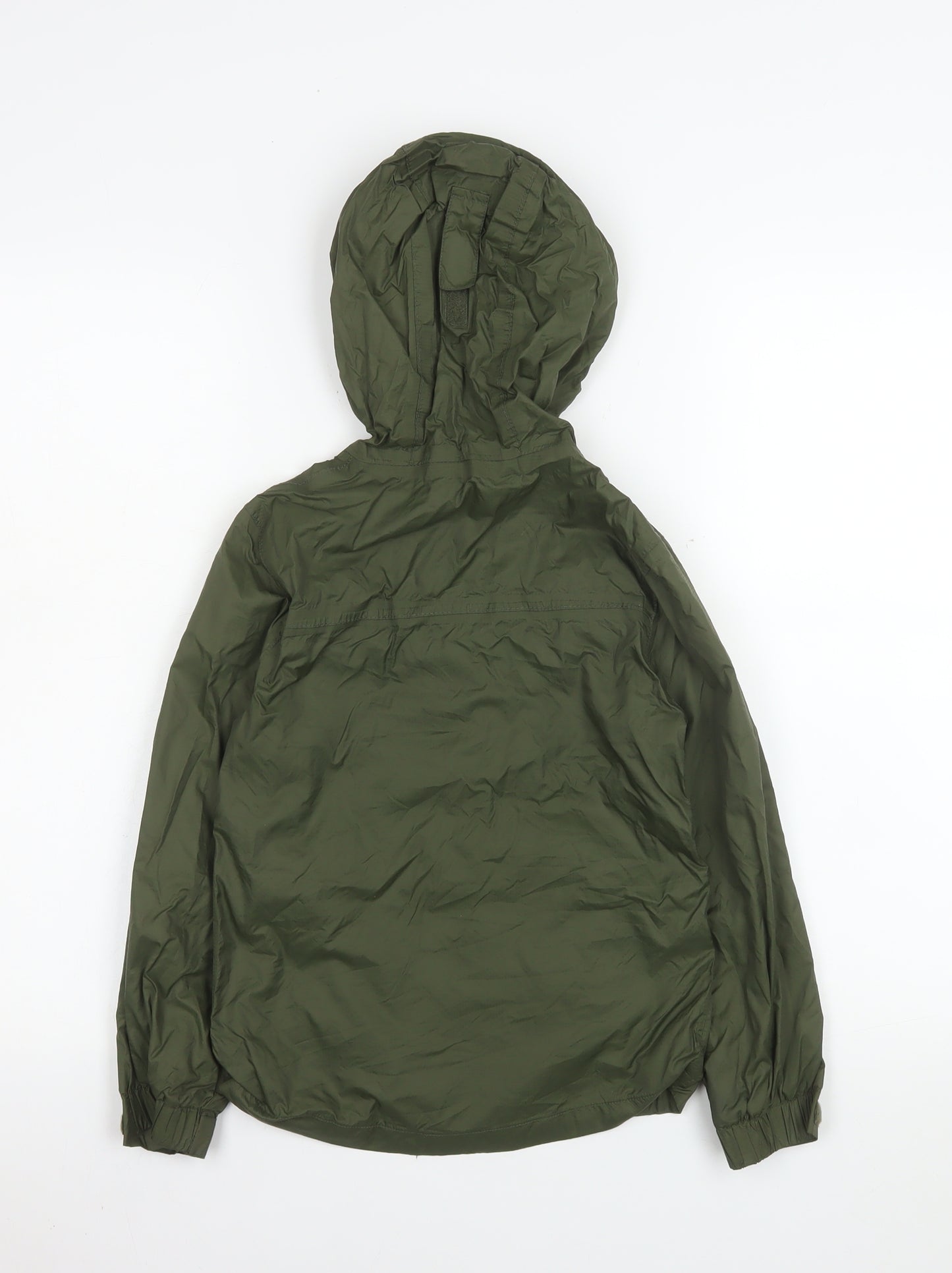 Mountain Warehouse Boys Green 7-8 Years Hooded Windbreaker Jacket