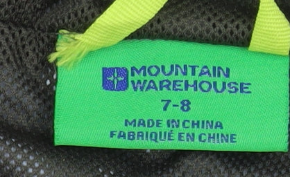 Mountain Warehouse Boys Green 7-8 Years Hooded Windbreaker Jacket