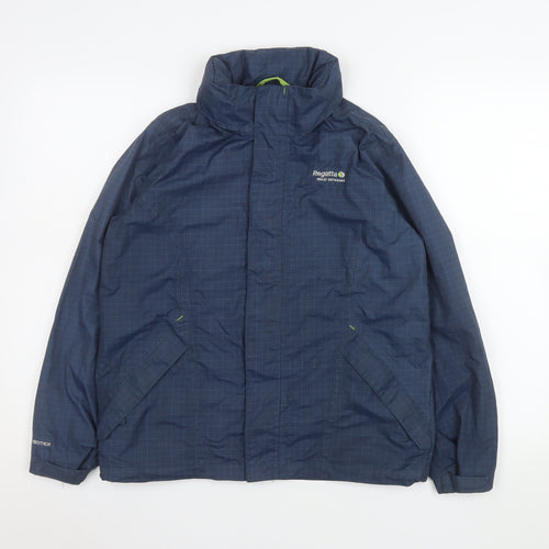 Regatta Boys Blue Waterproof Isotex Rain Coat Jacket 11-12 Years