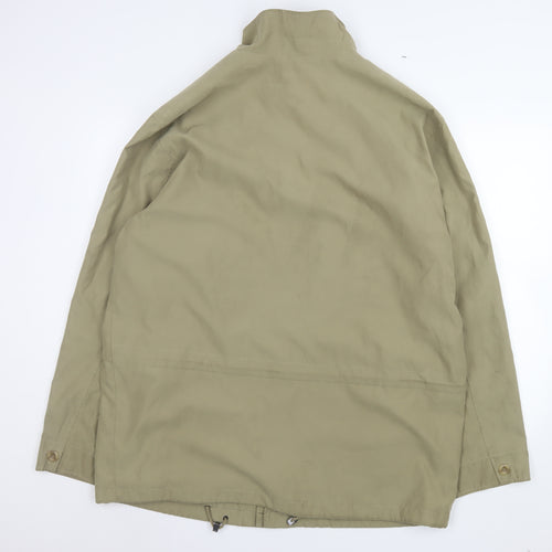 Frank Eden Men’s Beige Mid-Length Basic Jacket Size 44 Polyester