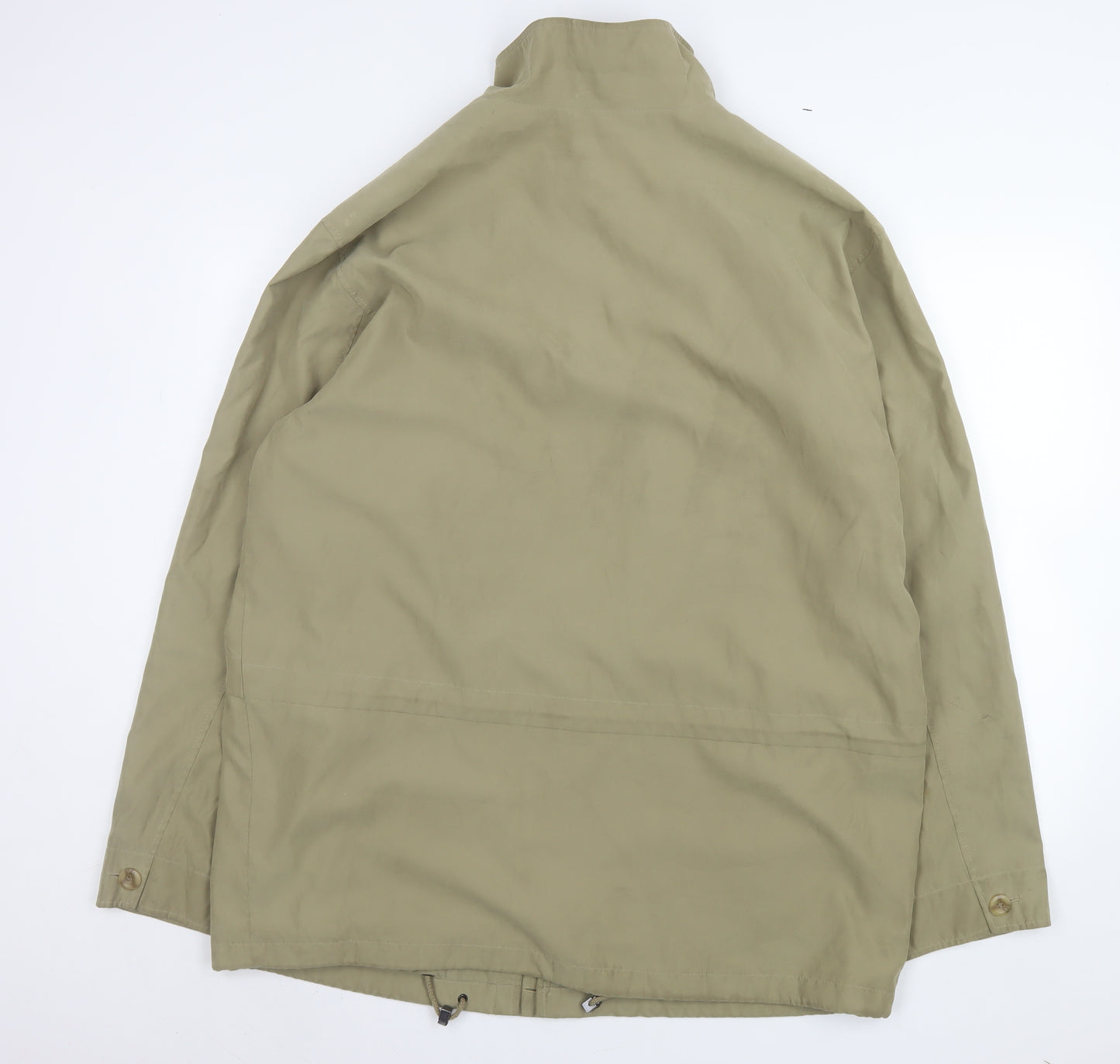 Frank Eden Men’s Beige Mid-Length Basic Jacket Size 44 Polyester