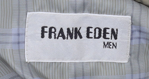 Frank Eden Men’s Beige Mid-Length Basic Jacket Size 44 Polyester