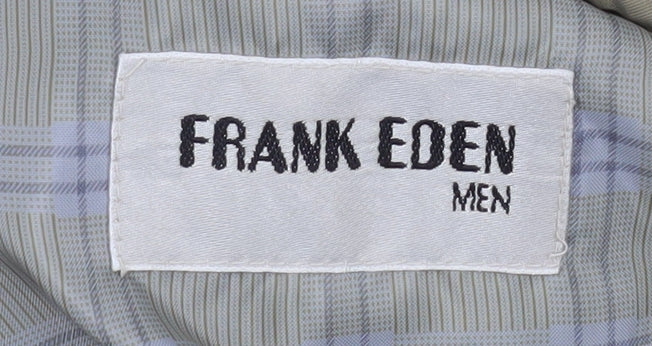 Frank Eden Men’s Beige Mid-Length Basic Jacket Size 44 Polyester