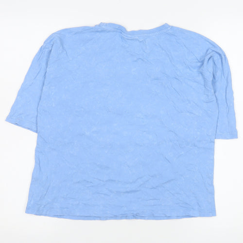 Primark Girls Blue Angel Lilo & Stitch Graphic Cotton T-Shirt 13-14 Years