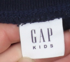 GAP Kids Girls Blue 8-9 Years Jogger Sweatpants Cotton Blend