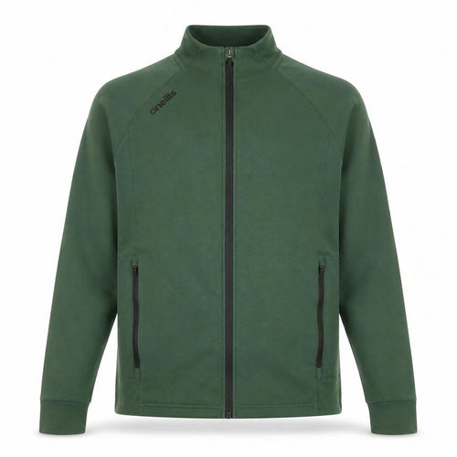 O’Neills Men Green Full Zip Sports Jacket Size L Cotton Blend