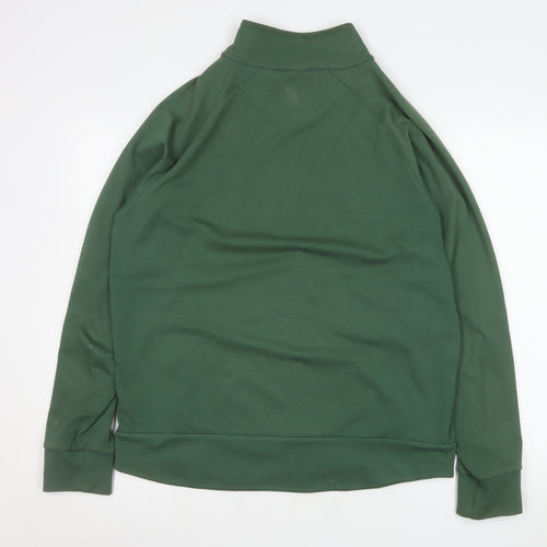 O’Neills Men Green Full Zip Sports Jacket Size L Cotton Blend