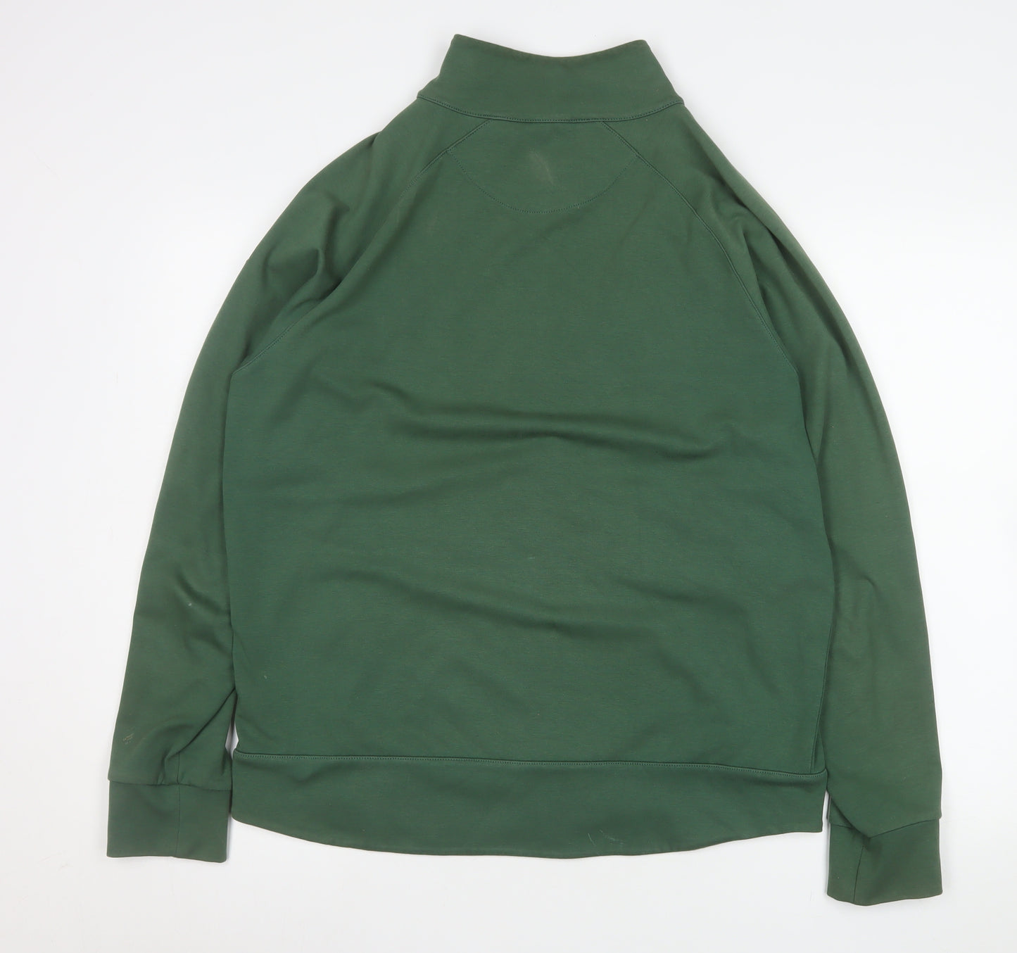 O’Neills Men Green Full Zip Sports Jacket Size L Cotton Blend