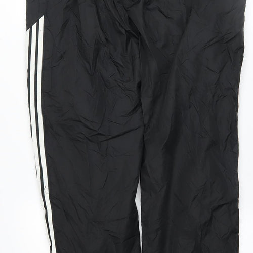 Adidas Men's Black M Track Pants Activewear Trousers Zip Pockets