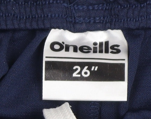 O'Neills Boys Blue 26in Athletic Shorts Drawstring Waist Polyester