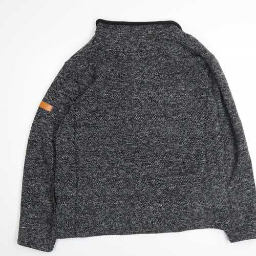 Charles Norton Men's Grey Full Zip Fleece Sweatshirt XL