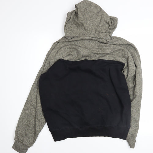 Duke Stardust Boys Grey & Black Pullover Hoodie Size L with Kangaroo Pocket