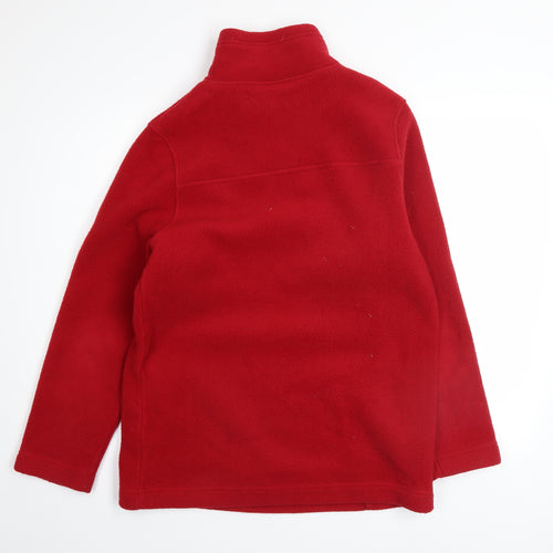 MX Men’s Red Fleece 1/4 Zip Pullover Sweatshirt Medium