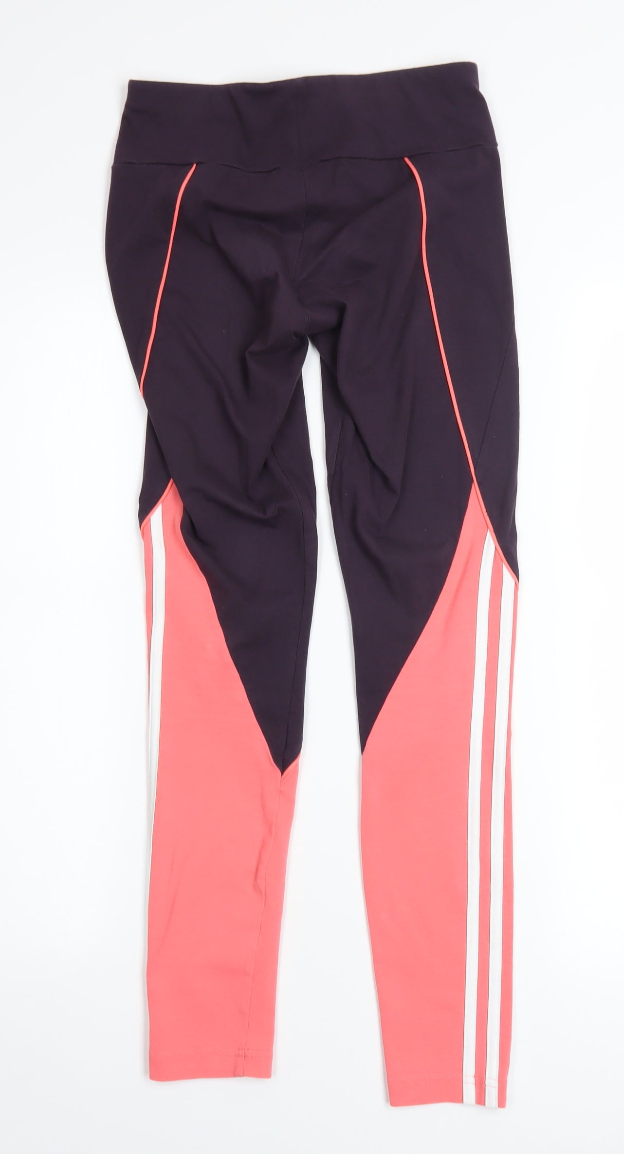 Adidas Womens XS Black Coral AEROREADY Leggings Cotton Blend