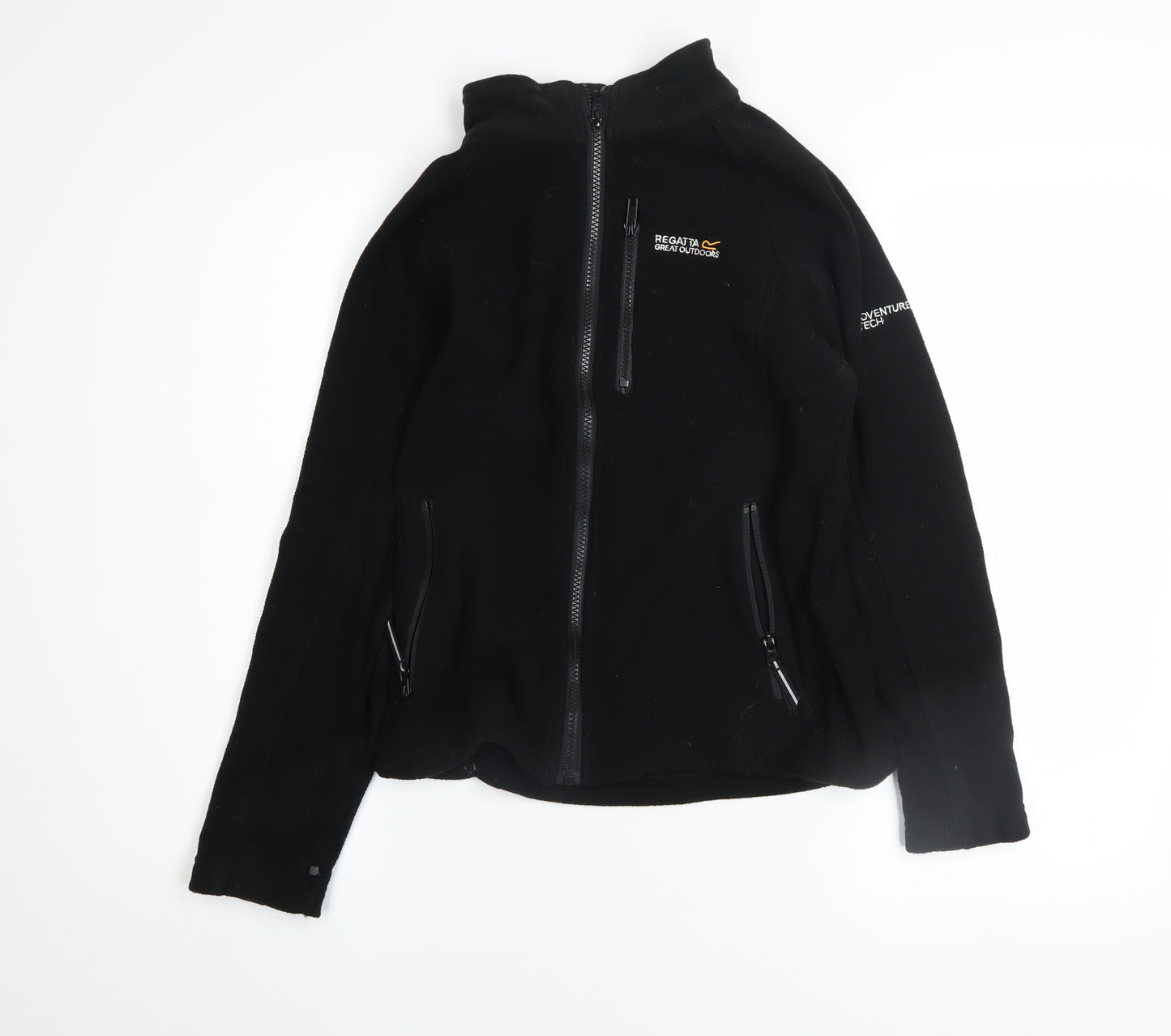 Regatta Boys Black Fleece Full Zip Sweatshirt 11-12 Years Outdoor Jacket