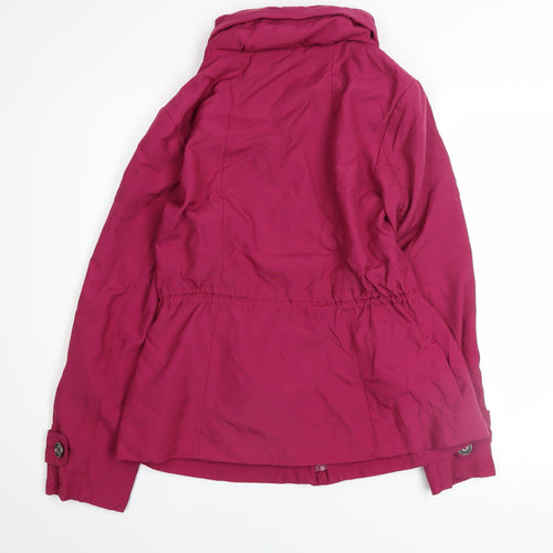 Marks and Spencer Women's Pink Mid-Length Anorak Jacket Size 12