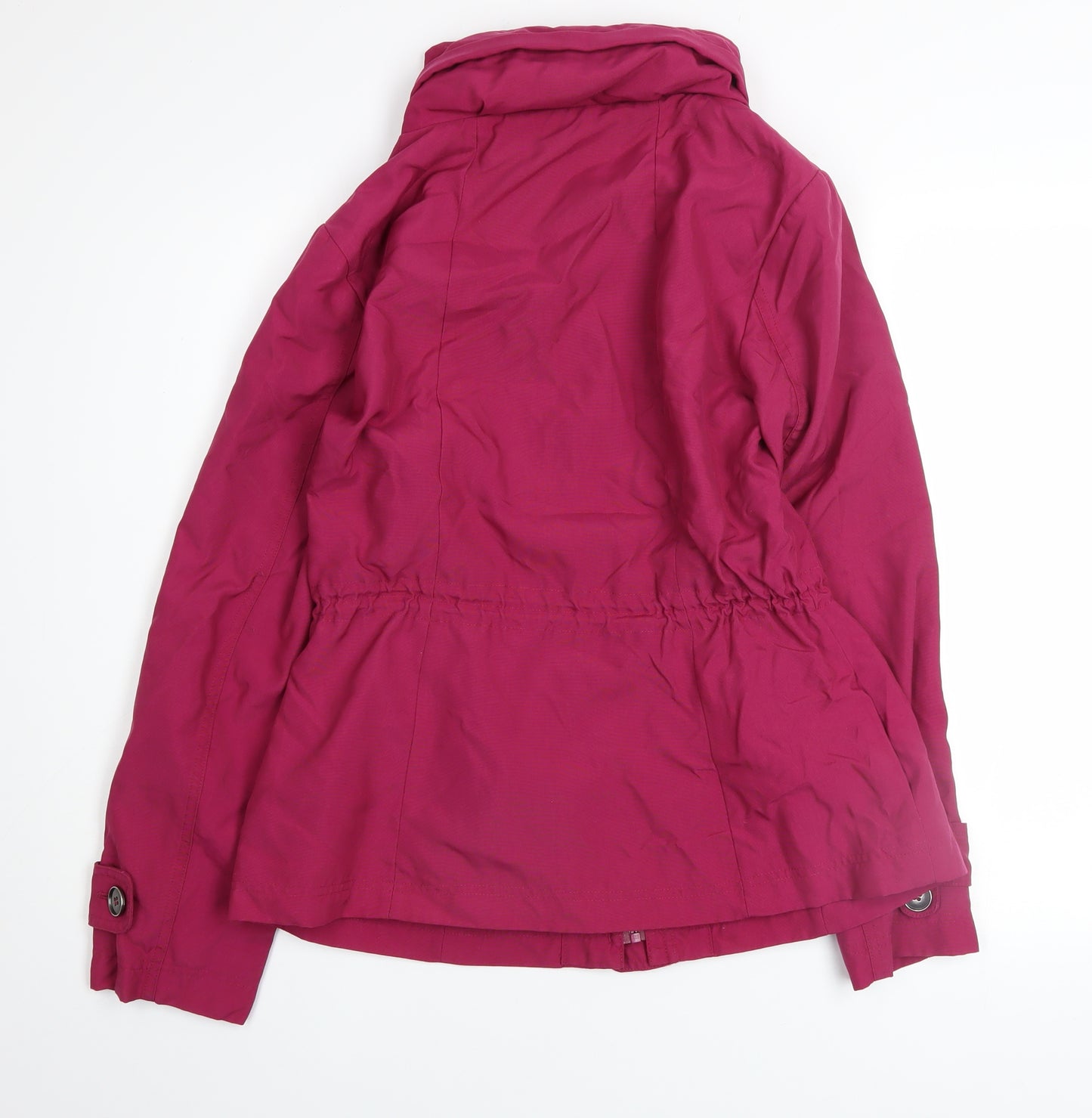 Marks and Spencer Women's Pink Mid-Length Anorak Jacket Size 12