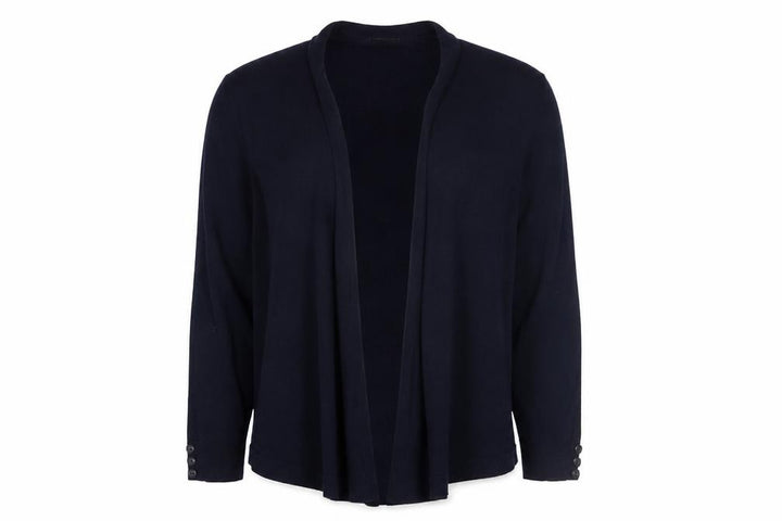 Wallis Women's Black Open Knit Cardigan UK S Regular Fit