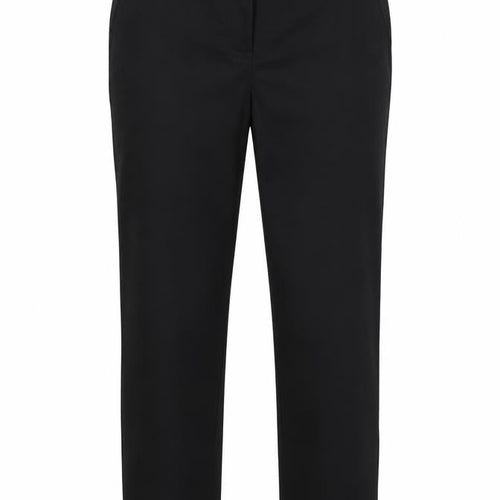 Marks and Spencer Women's Black Slim Fit Twill Trousers Size 10