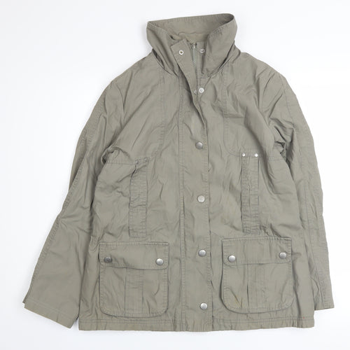 Marks and Spencer Women’s Green Cotton Anorak Jacket UK 12