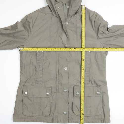 Marks and Spencer Women’s Green Cotton Anorak Jacket UK 12