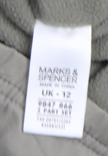 Marks and Spencer Women’s Green Cotton Anorak Jacket UK 12