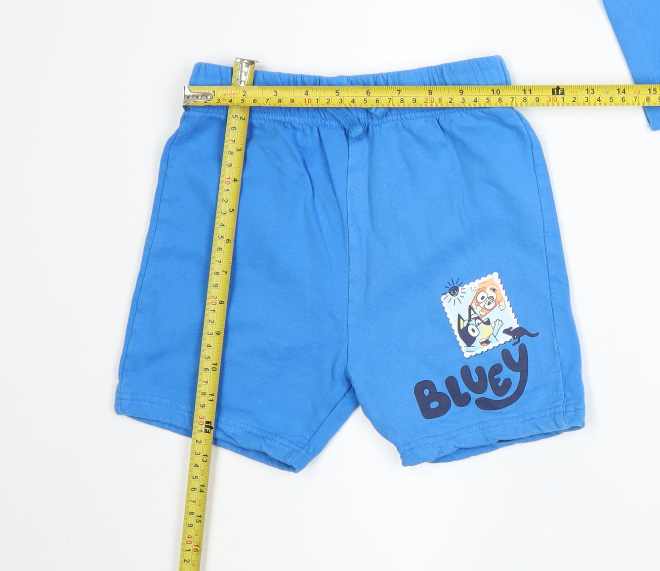 George Boys Bluey Blue Short Sleeve Pyjama Set 5-6 Years 100% Cotton