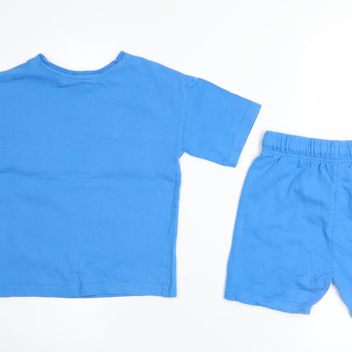 George Boys Bluey Blue Short Sleeve Pyjama Set 5-6 Years 100% Cotton