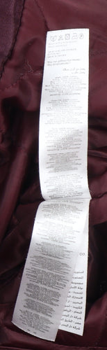 New Look Women's Red Faux Fur Hooded Parka Jacket Size 6
