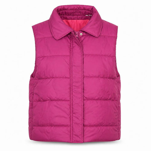 JJXX Womens Pink XS Puffer Gilet Quilted Lightweight Waistcoat