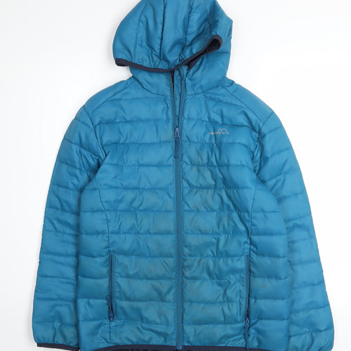 Freedom Trail Boys Blue 11-12 Years Hooded Puffer Jacket