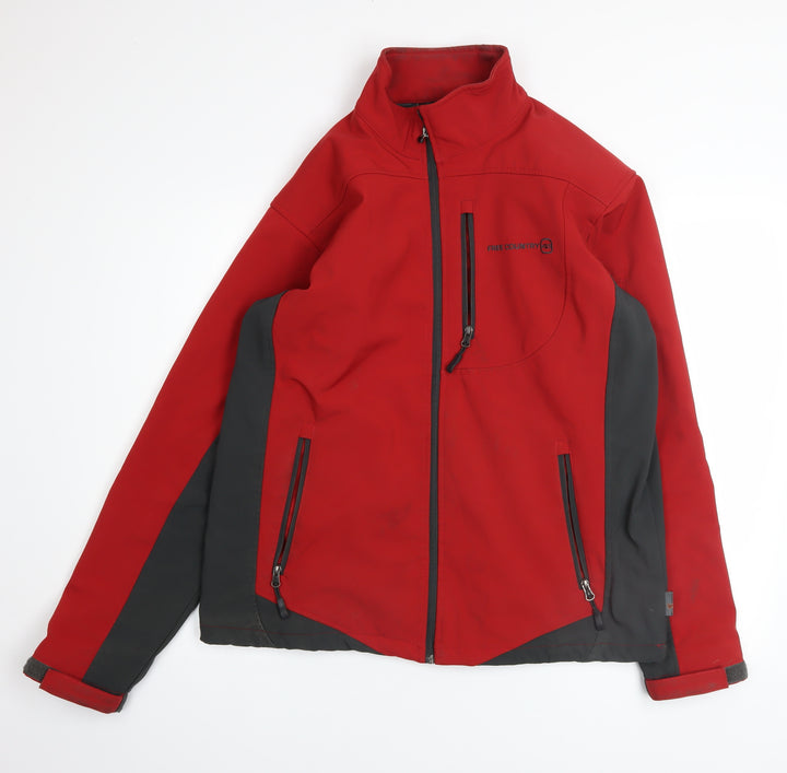 Free Country Men’s Red Soft Shell Windproof Jacket Size M