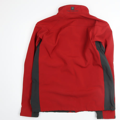 Free Country Men’s Red Soft Shell Windproof Jacket Size M