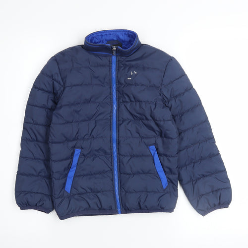 Nike Boys Blue 6-7 Years Puffer Jacket Lightweight Winter Coat