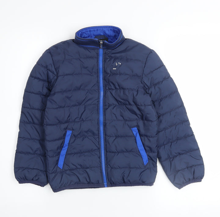 Nike Boys Blue 6-7 Years Puffer Jacket Lightweight Winter Coat