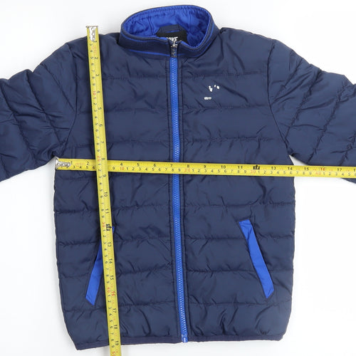 Nike Boys Blue 6-7 Years Puffer Jacket Lightweight Winter Coat