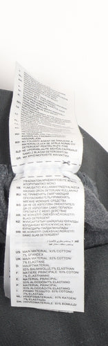 Adidas Womens Grey 2XS Leggings Stretch Cotton Side Stripe Activewear