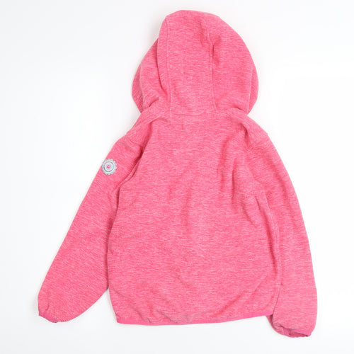 Killtec Girls Pink Full Zip Fleece Hoodie 7-8 Years