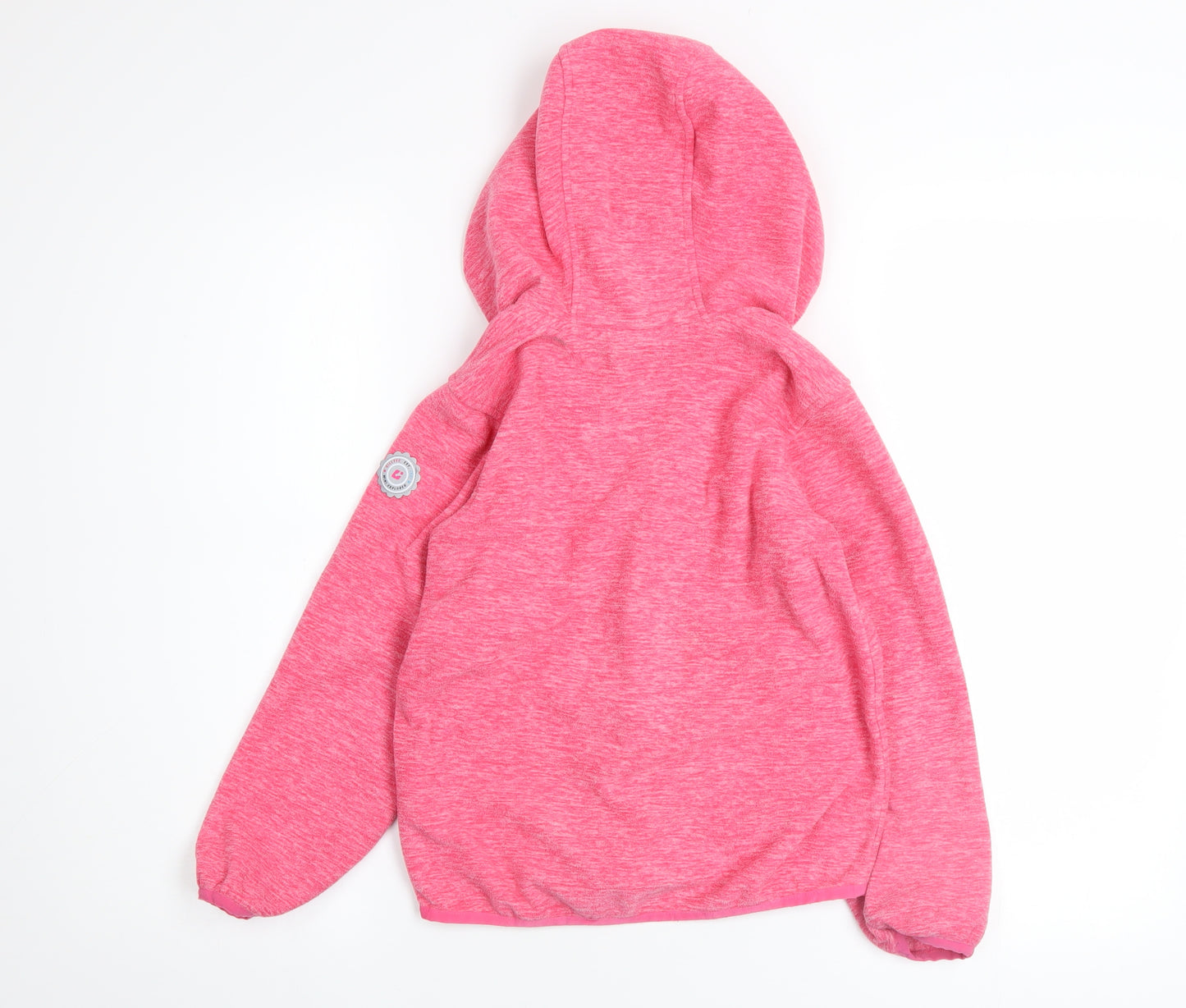 Killtec Girls Pink Full Zip Fleece Hoodie 7-8 Years