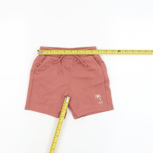 Dunnes Stores Unisex Baby Brown Drawstring Shorts 18-24 Months Cotton Blend