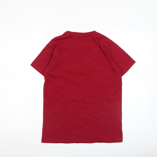 FIFA World Cup Qatar 2022 Boys Red T-Shirt 13-14 Years 100% Cotton