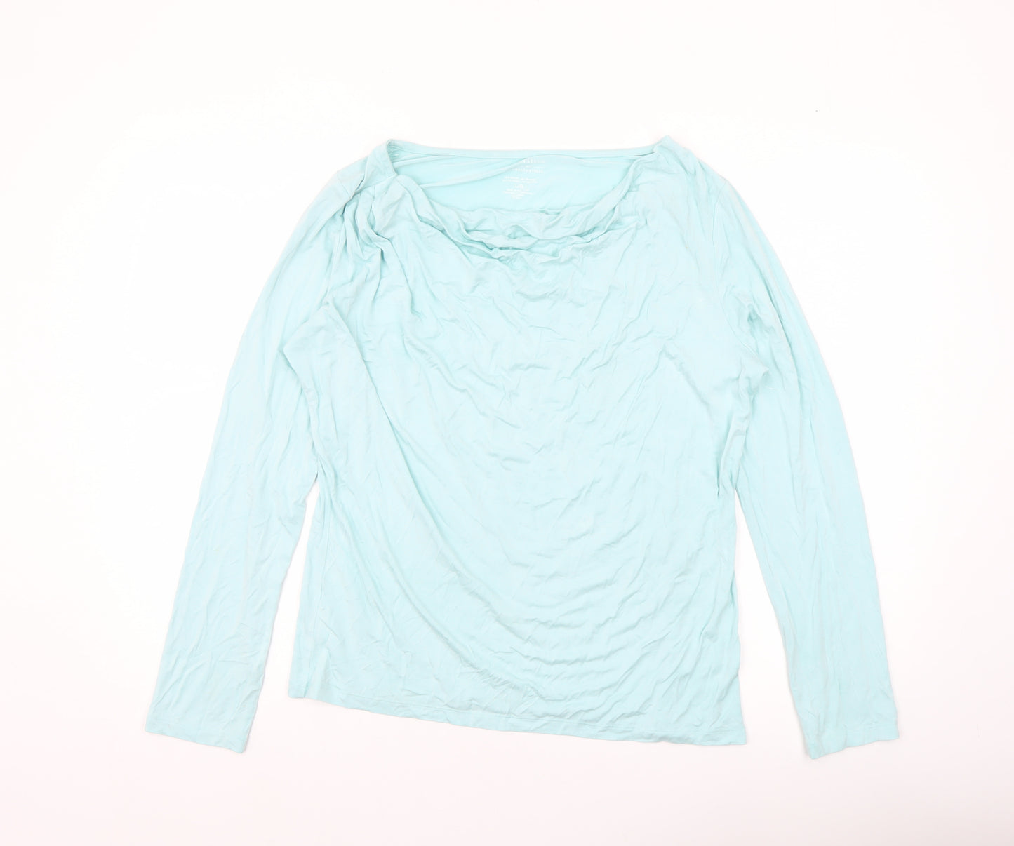 Lord & Taylor Women’s Blue Long Sleeve Basic Jersey Top Size L