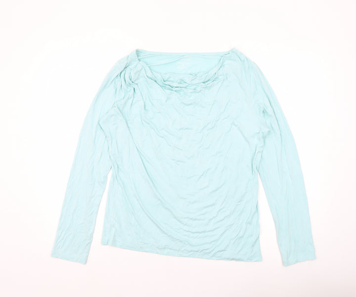 Lord & Taylor Women’s Blue Long Sleeve Basic Jersey Top Size L