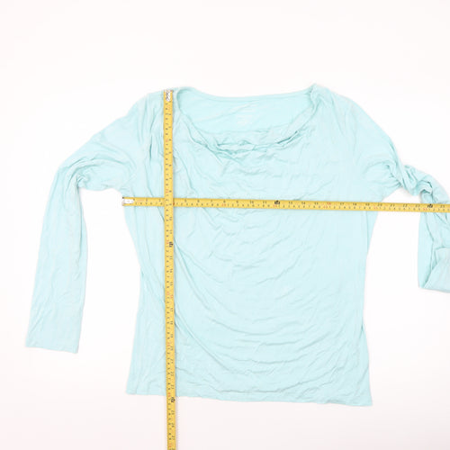 Lord & Taylor Women’s Blue Long Sleeve Basic Jersey Top Size L