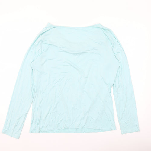 Lord & Taylor Women’s Blue Long Sleeve Basic Jersey Top Size L
